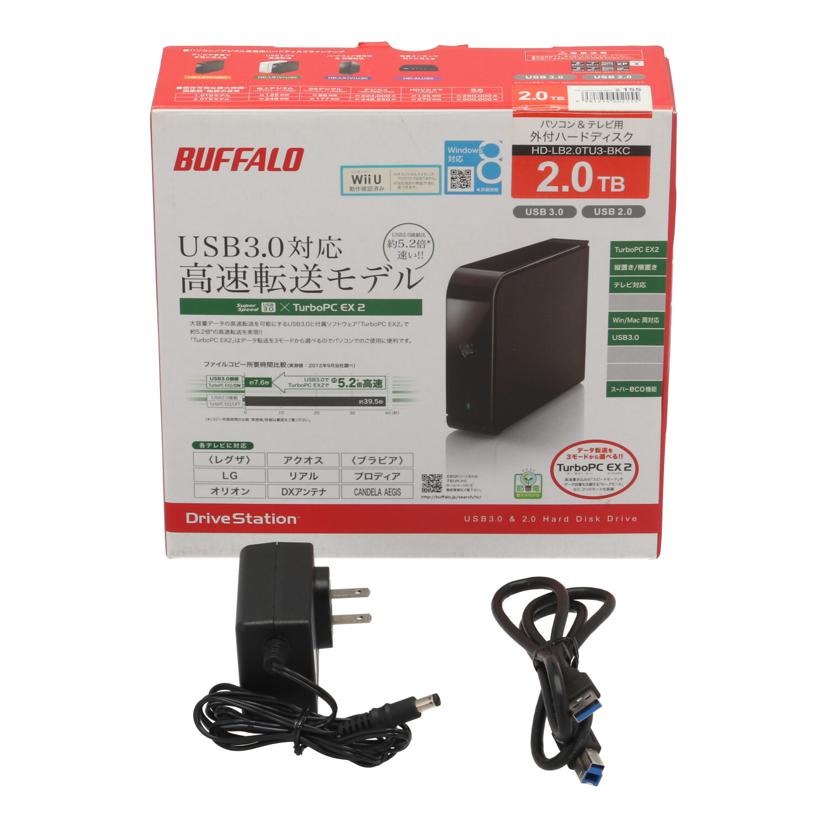 BUFFALO バッファロー/外付けHDD/HD-LB2.0TU3//Bランク/64