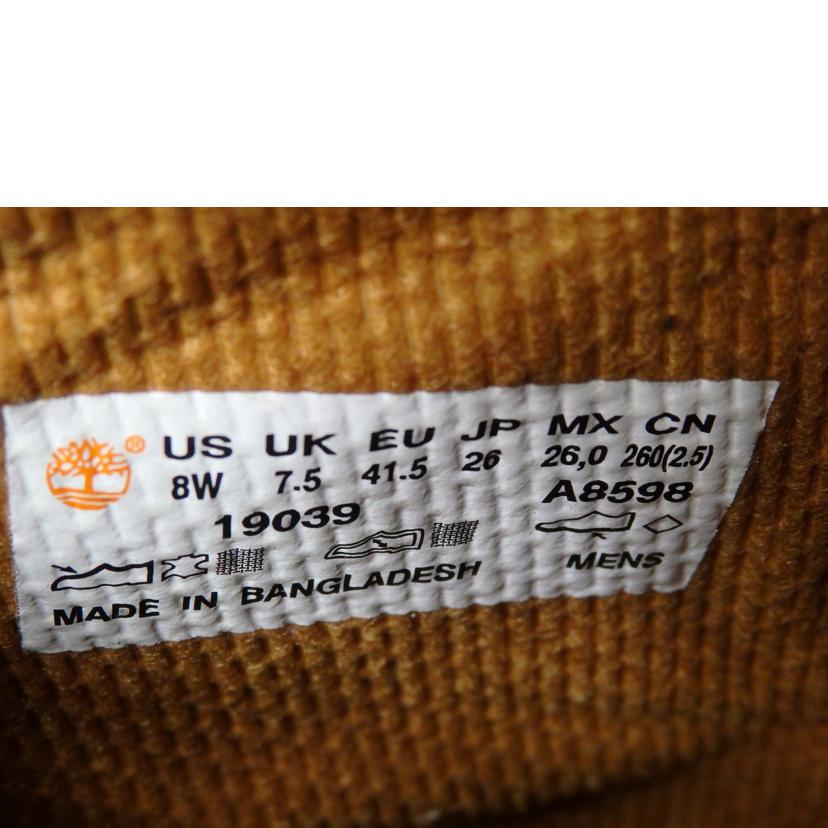 Timberland ティンバーランド/ブーツ/19039//Aランク/76