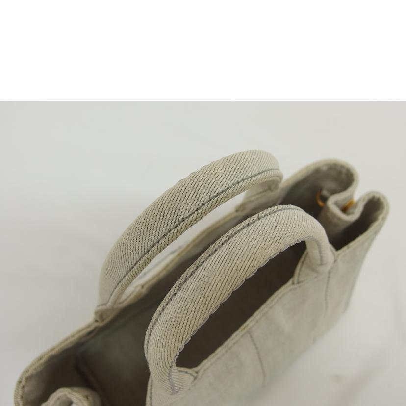 PRADA プラダ/カナパ ミニ/ビアンコ/2Wayショルダーバッグ/1BG439//204/Bランク/04