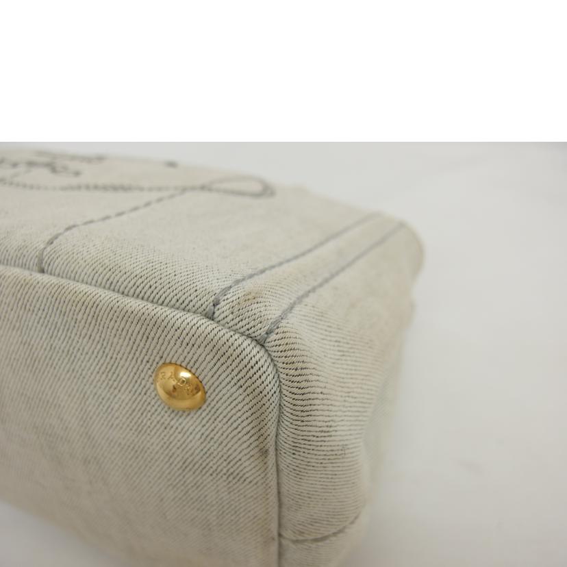 PRADA プラダ/カナパ ミニ/ビアンコ/2Wayショルダーバッグ/1BG439//204/Bランク/04