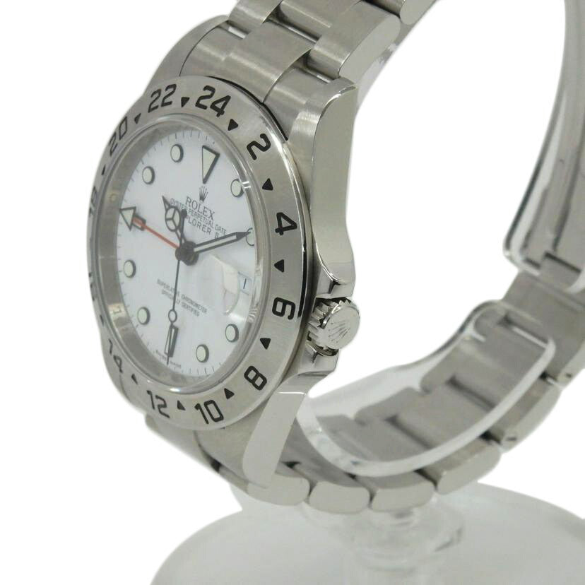 ROLEX ロレックス/エクスプローラーⅡ/白文字盤/16570//G18****/ABランク/77