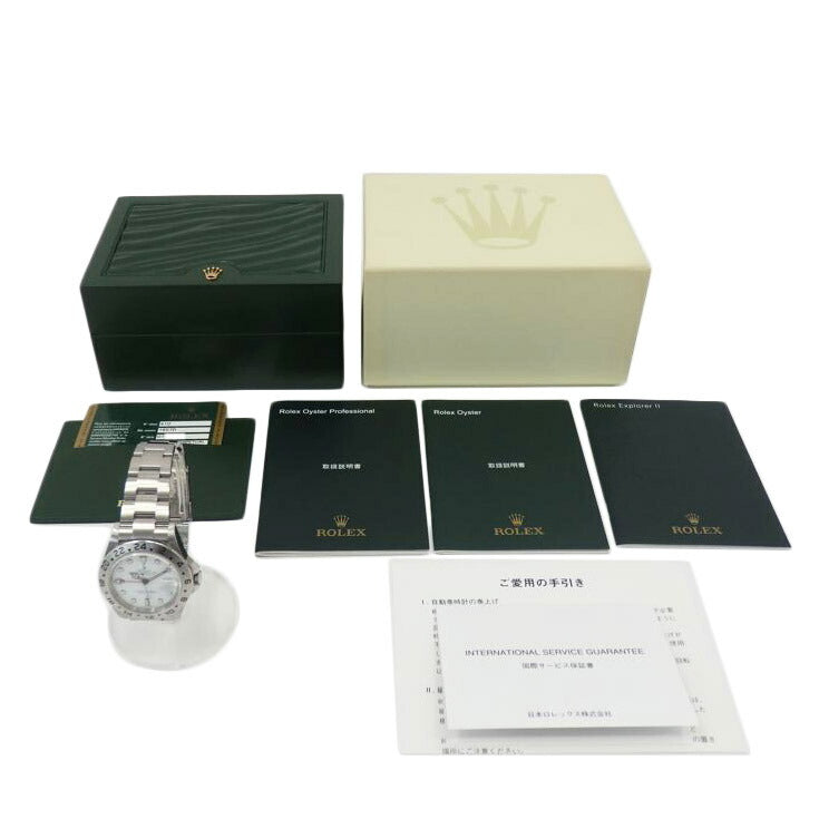 ROLEX ロレックス/エクスプローラーⅡ/白文字盤/16570//G18****/ABランク/77