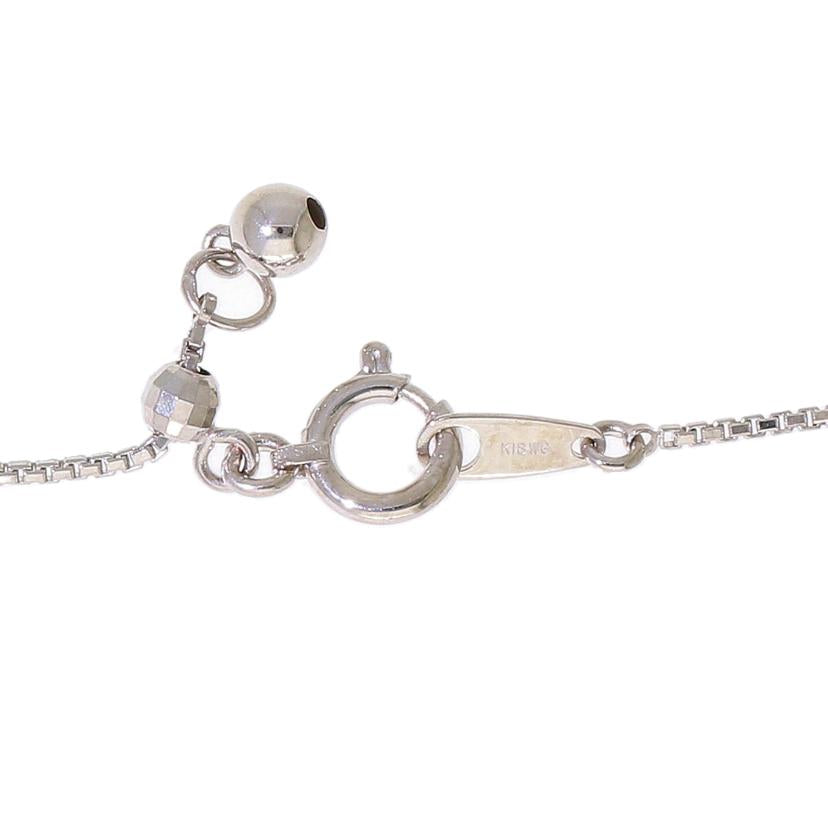 / K18WGダイヤネックレス0.56ct//Aランク/05