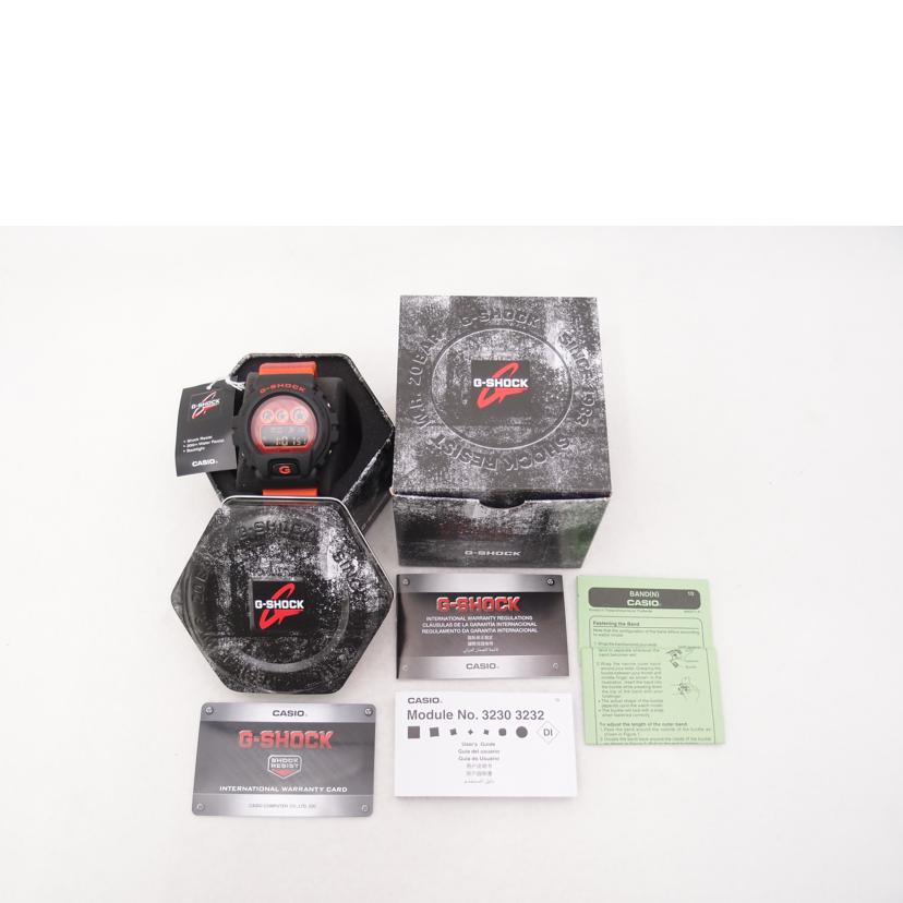 CASIO カシオ 腕時計 オレンジ デジタル/G-SHOCK/Time distortionシリーズ/クォーツ/DW-6900TD-4DR//323*/SAランク/69