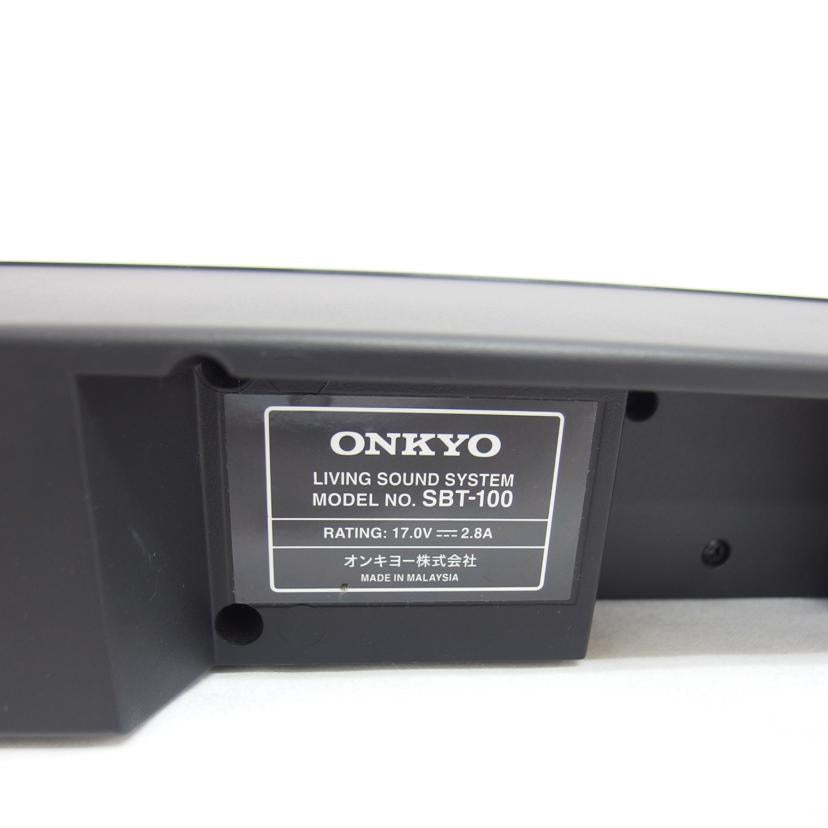 ONKYO オンキョー/サウンドバー/SBT-100//3741JJ534060/ABランク/04