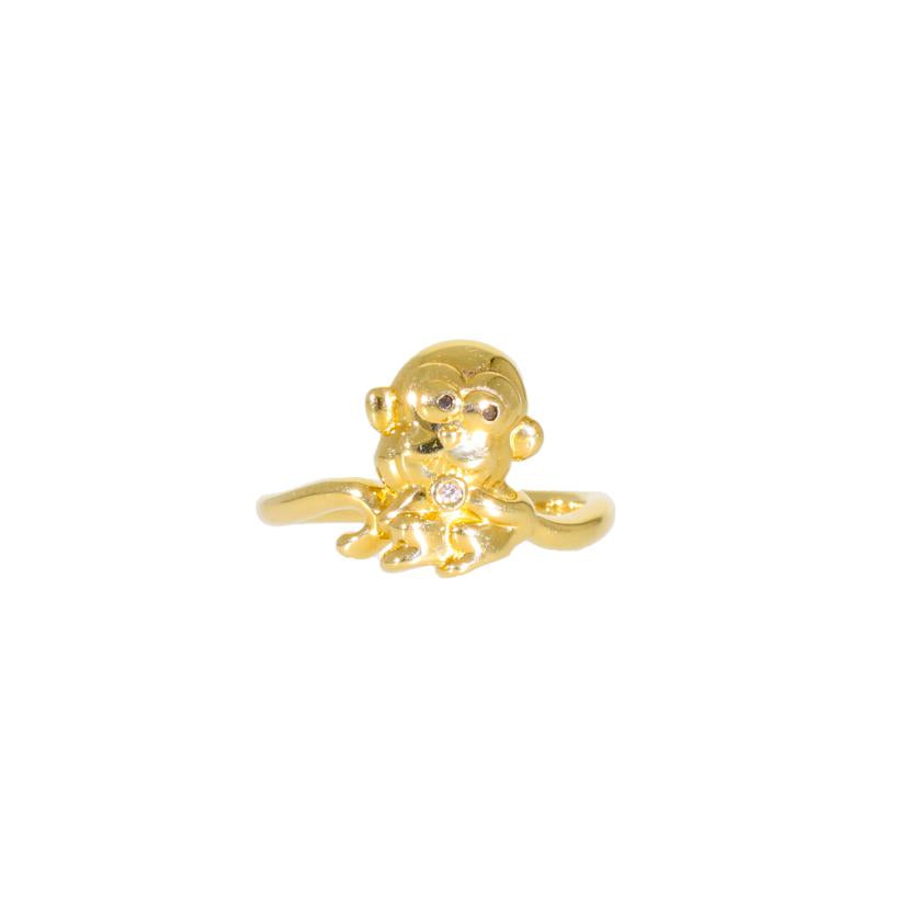 / K18ダイヤリング0.01ct//Aランク/76