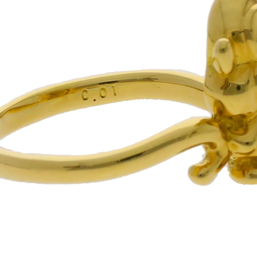 / K18ダイヤリング0.01ct//Aランク/76