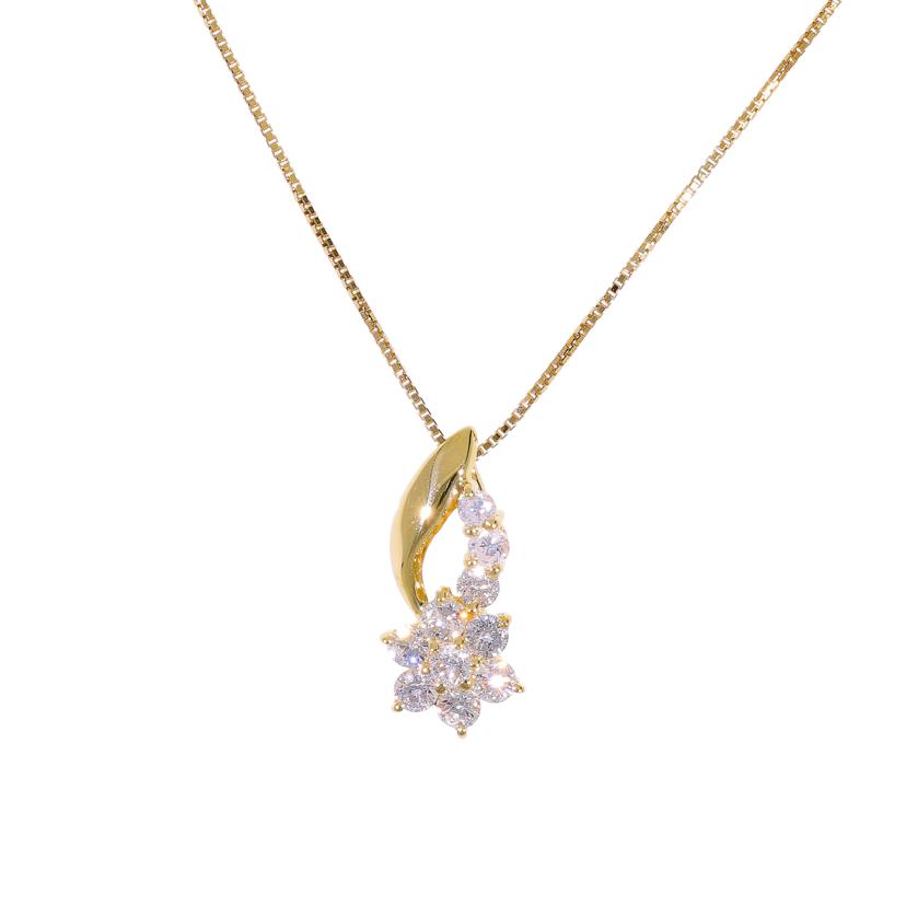 / K18ダイヤネックレス0.50ct//Aランク/05