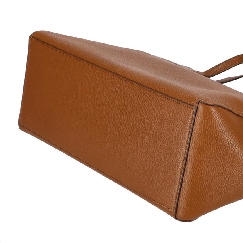TORY BURCH トリーバーチ/レザートートバッグ/ブラウン//100*****/Aランク/93