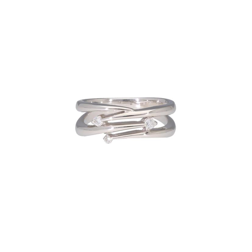 / K18WGダイヤリング0.10ct //Aランク/05