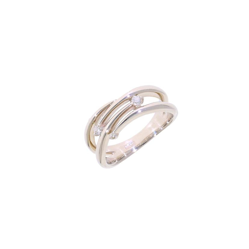 / K18WGダイヤリング0.10ct //Aランク/05