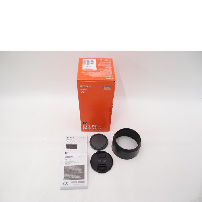 SONY ソニー/ミラーレス用超望遠ズームレンズ/E 70-350mm F4.5-6.3 G OSS/SEL70350G//1924605/Aランク/69