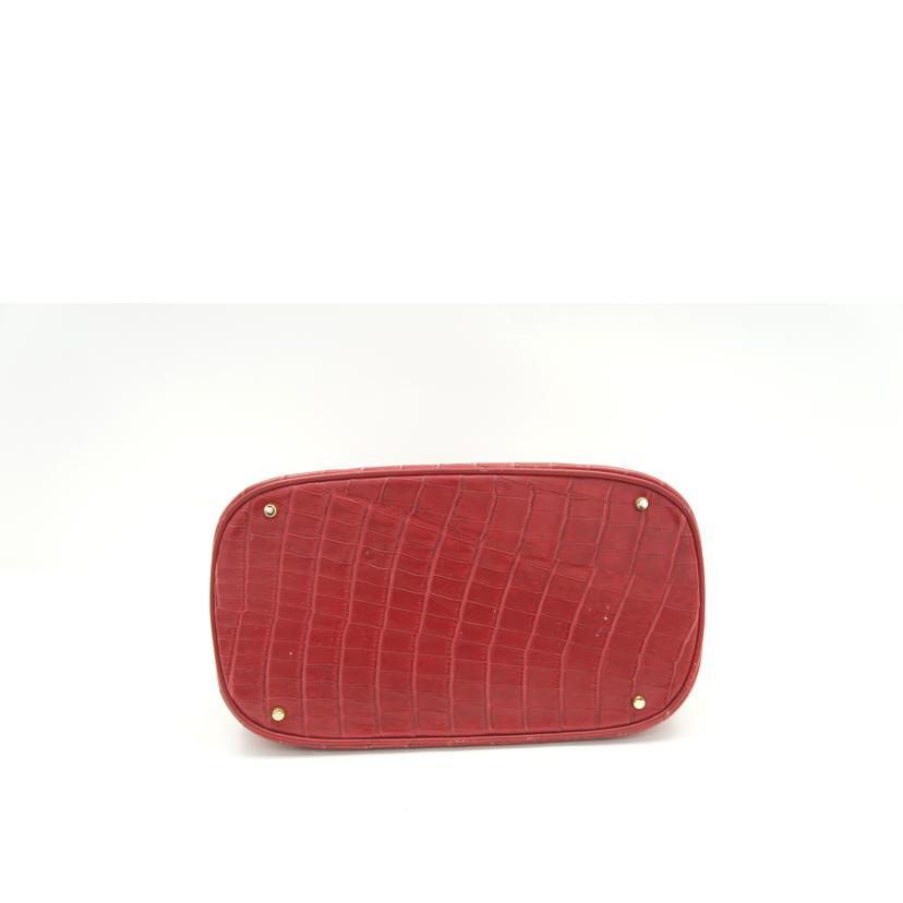 SUN-ACE サンエース/クロコダイルハンドバッグ//ABランク/24