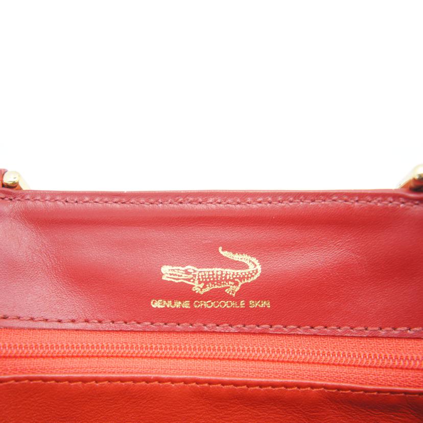 SUN-ACE サンエース/クロコダイルハンドバッグ//ABランク/24