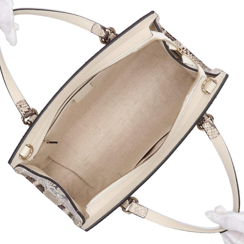 GUCCI グッチ/ソーホートップハンドルバッグ/パイソンレザー/431571//520***/Aランク/94