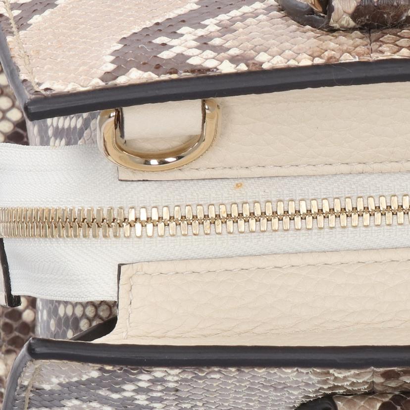 GUCCI グッチ/ソーホートップハンドルバッグ/パイソンレザー/431571//520***/Aランク/94