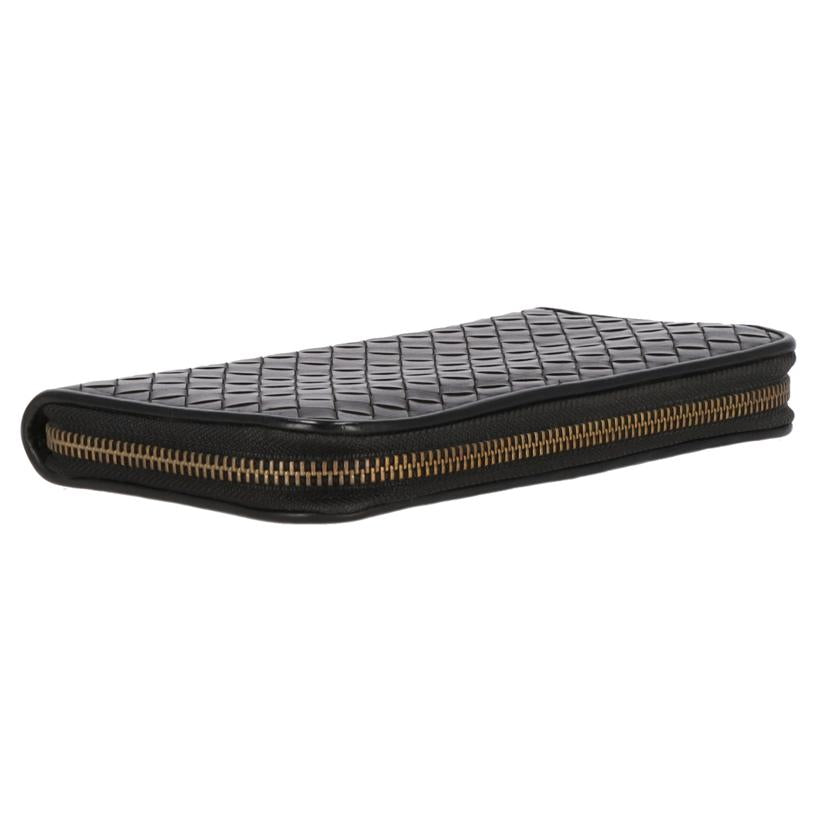BOTTEGA VENETA ボッテガヴェネタ/イントレチャートラウンドファスナー財布/P00580060K//Bランク/93