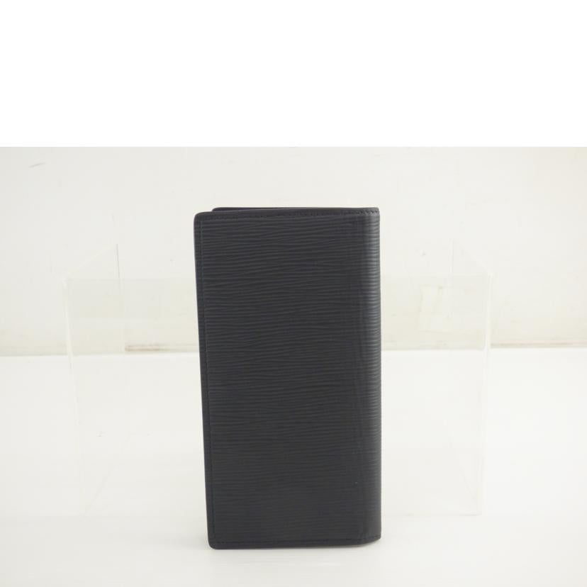 LOUIS VUITTON ルイ・ヴィトン/ポルトフォイユ・ブラザ/エピ/ノワール/M60622//IC/Aランク/64