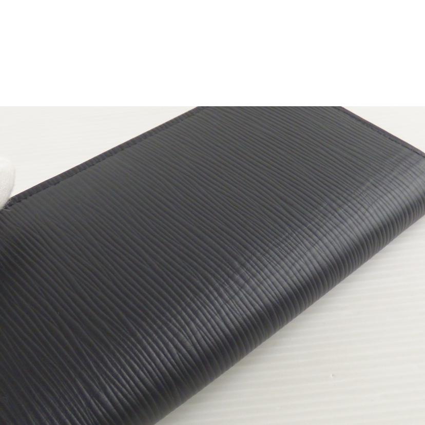 LOUIS VUITTON ルイ・ヴィトン/ポルトフォイユ・ブラザ/エピ/ノワール/M60622//IC/Aランク/64