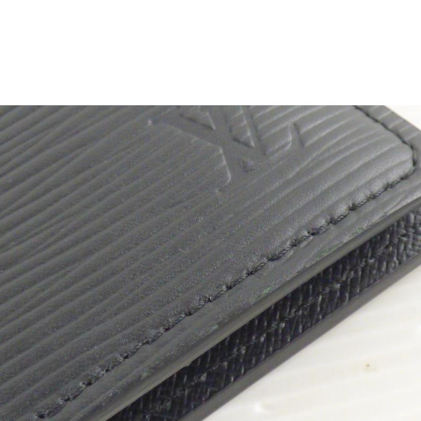 LOUIS VUITTON ルイ・ヴィトン/ポルトフォイユ・ブラザ/エピ/ノワール/M60622//IC/Aランク/64