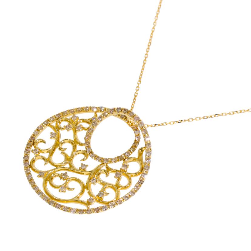 / K18ダイヤネックレス0.65ct //Aランク/05