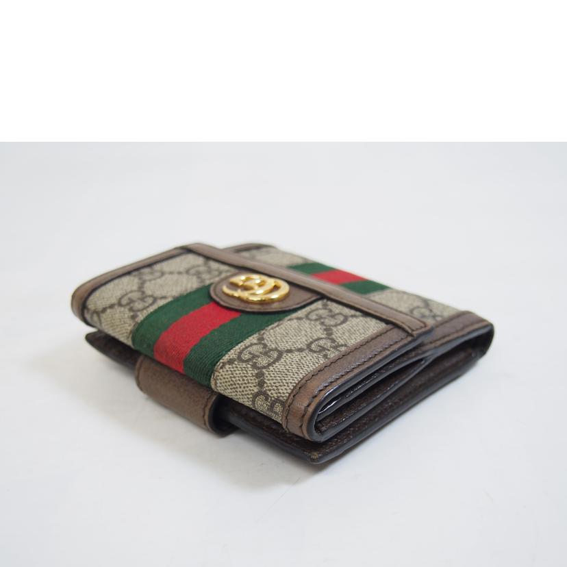 GUCCI グッチ/オフィディアGGフレンチフラップウォレット/523173//214*/Bランク/71