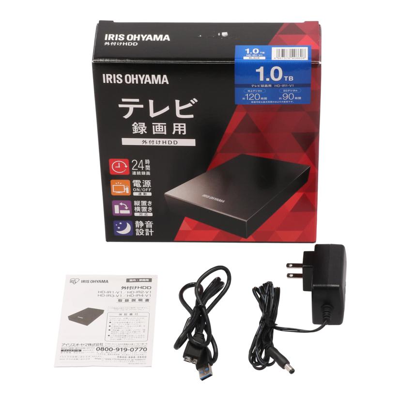 IRISOHYAMA アイリスオーヤマ/HDD IRISOHYAMA HD-IR1-V1/HD-IR1-V1//57287504800312/Bランク/75