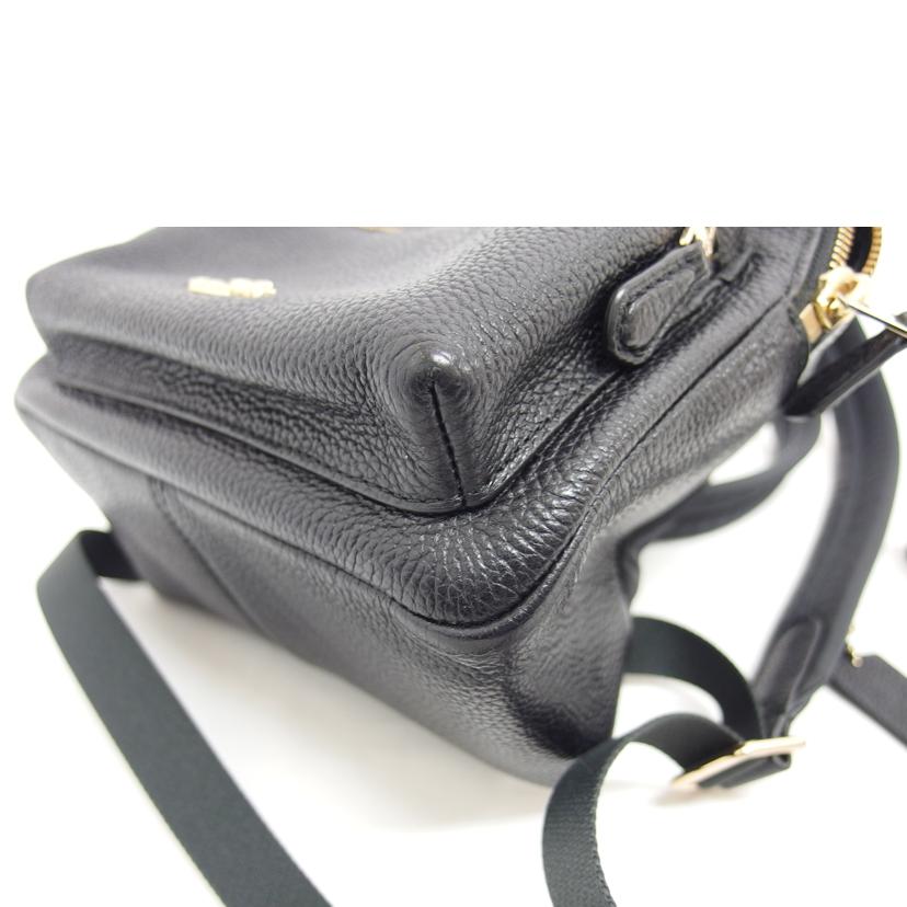COACH コーチ/レザー チャーリーミニバックパック/ブラック/F38263//E17**/ABランク/04