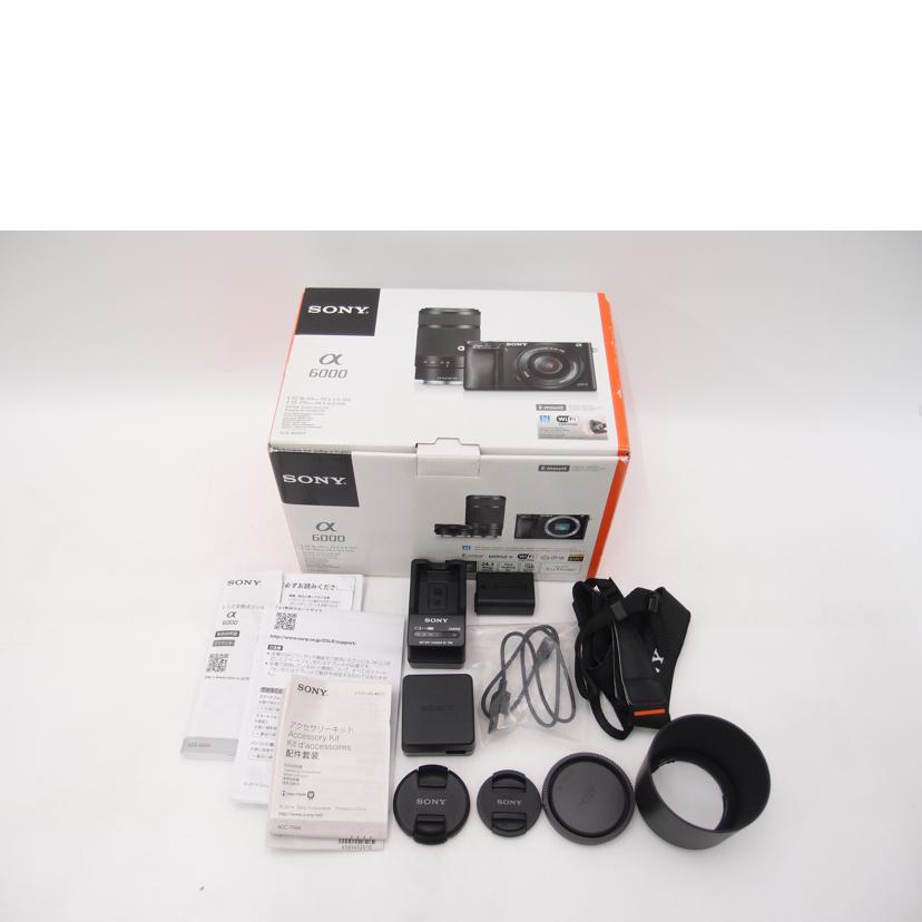SONY ソニー/ダブルズームレンズキット/ミラーレス一眼/α6000 ILCE-6000Y//3106388/ABランク/69