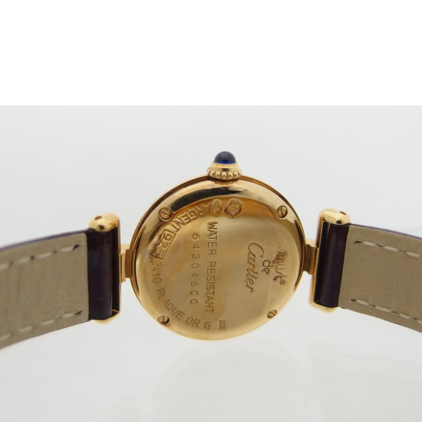 Cartier カルティエ/マストコリゼ/ホワイトローマン/クォーツ/レディース/2410//642*****/Bランク/04