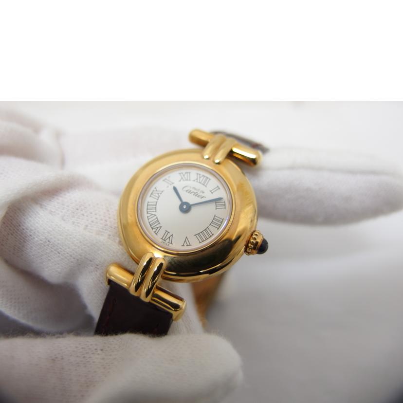 Cartier カルティエ/マストコリゼ/ホワイトローマン/クォーツ/レディース/2410//642*****/Bランク/04