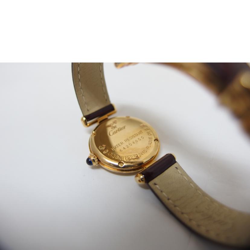 Cartier カルティエ/マストコリゼ/ホワイトローマン/クォーツ/レディース/2410//642*****/Bランク/04