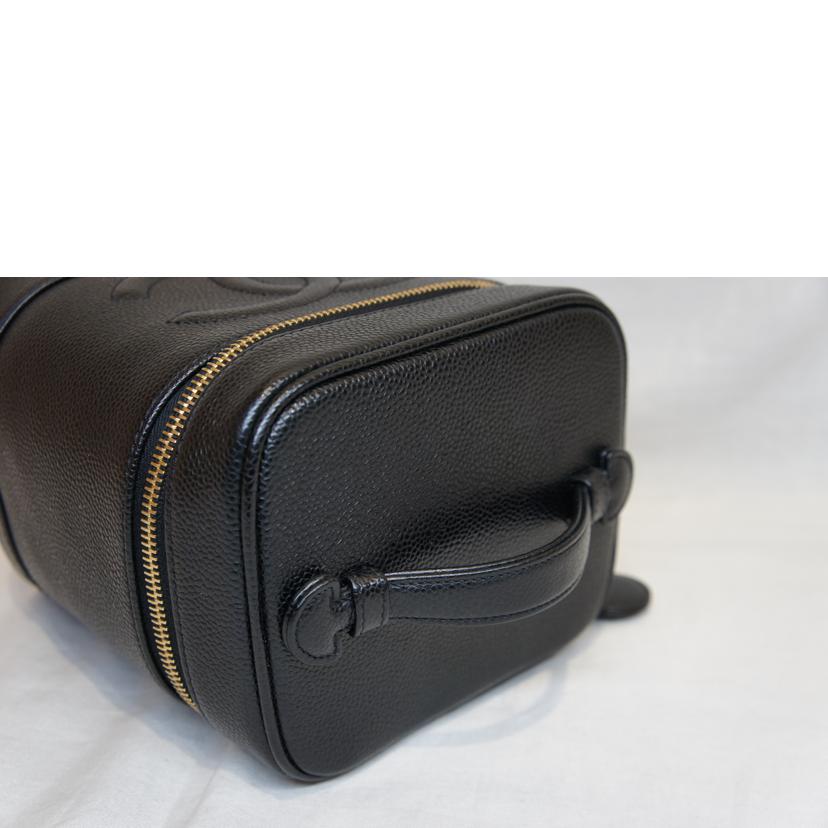 CHANEL シャネル/ヴィンテージ/ココマーク/キャビアスキンバニティ/A01998//712****/Aランク/92