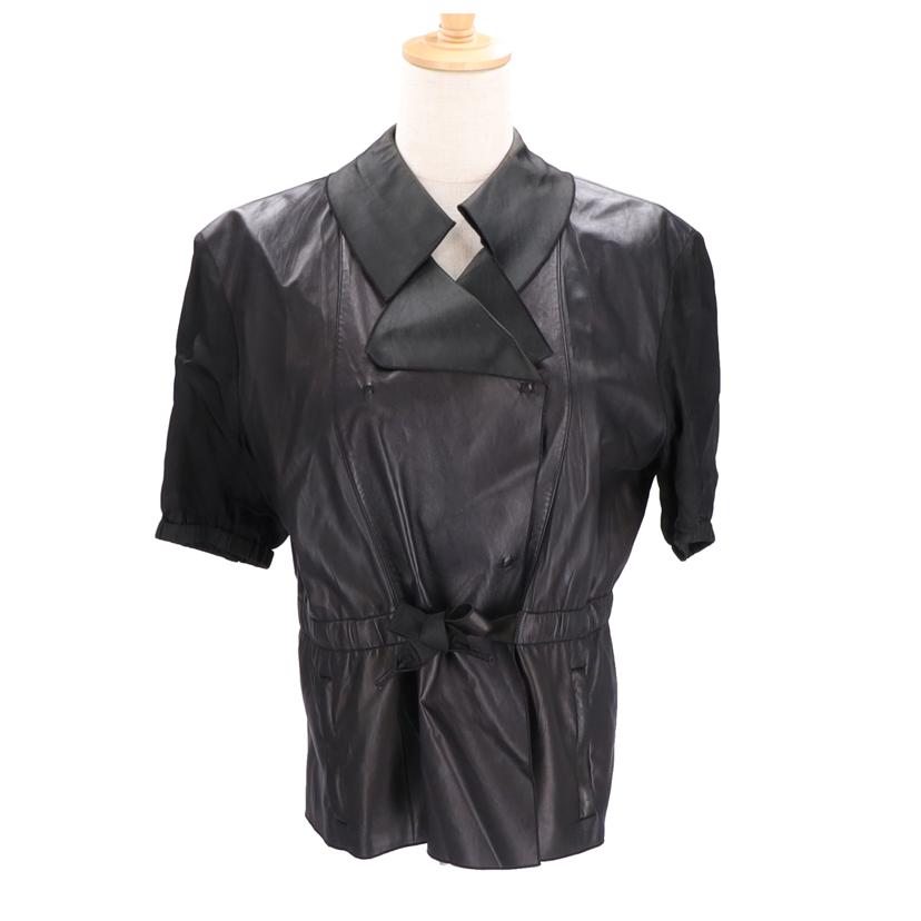 PRADA プラダ PRADA レディースレザージャケット サイズ38(Sサイズ相当)/PRADA レディースレザージャケット/0000ET-C4895-0002//140***/ABランク/37