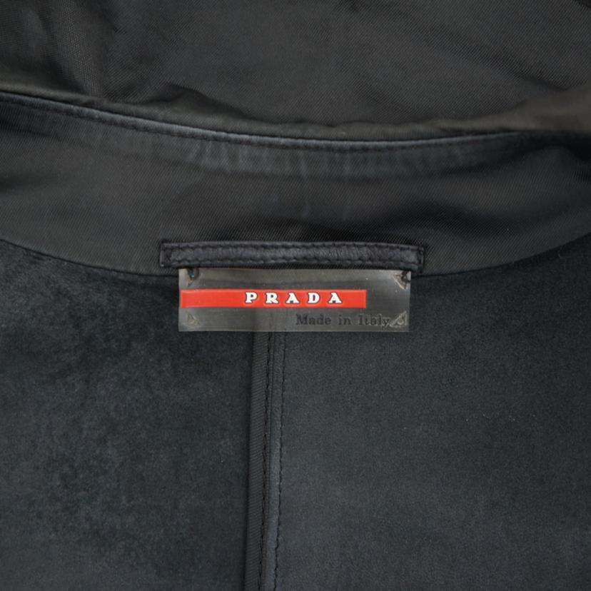 PRADA プラダ PRADA レディースレザージャケット サイズ38(Sサイズ相当)/PRADA レディースレザージャケット/0000ET-C4895-0002//140***/ABランク/37
