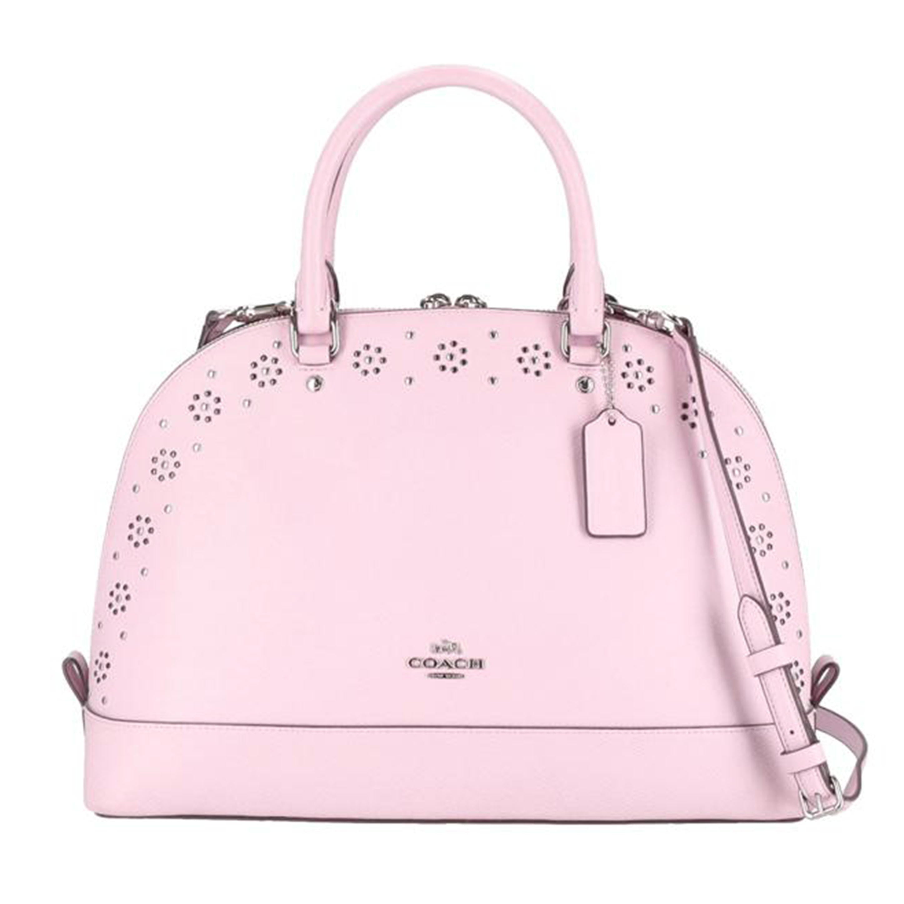 COACH コーチ/スタッドシエラサッチェル/2WAYハンド/ピンク/F37238//K15**/Aランク/75