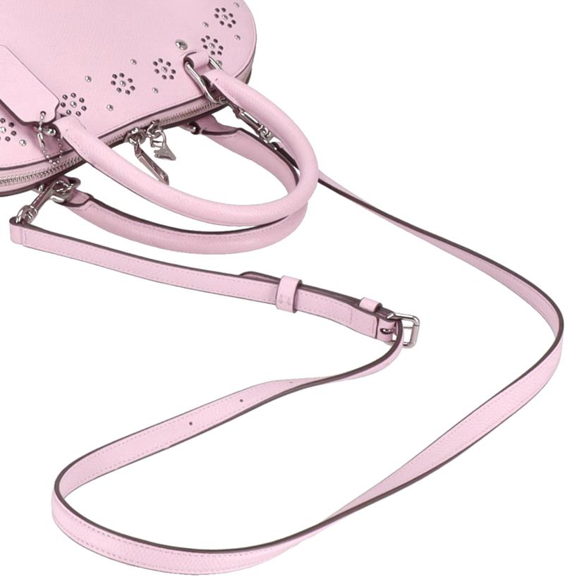 COACH コーチ/スタッドシエラサッチェル/2WAYハンド/ピンク/F37238//K15**/Aランク/75