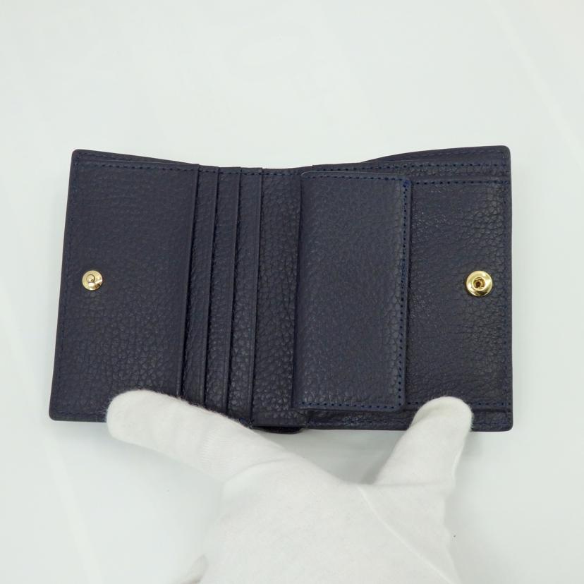 RODANIA ロダニア/クロコダイル二つ折り財布//Aランク/77