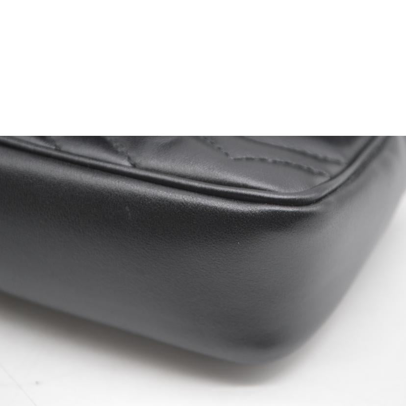 GUCCI グッチ/GGマーモントスーパーミニバッグ/ノワール/476433//493***/SAランク/89