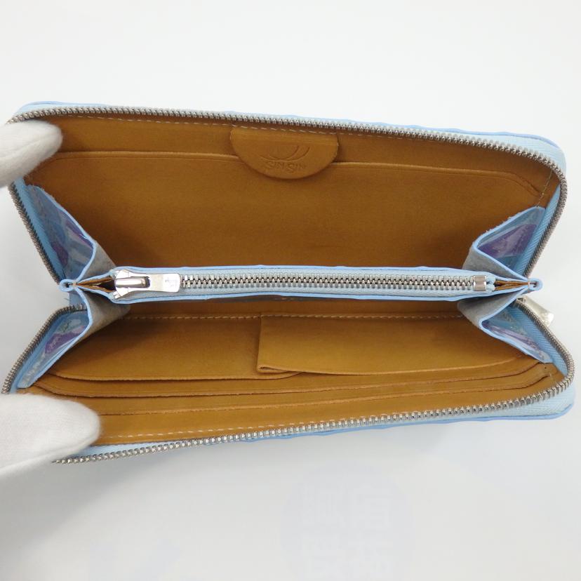 SINSIN シンシン/新進工房 バタールパヴェレザー長財布//Aランク/77