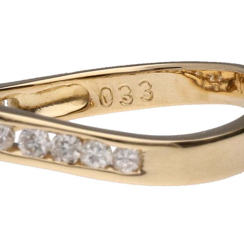 / K18ダイヤリングD0.33ct//Aランク/76