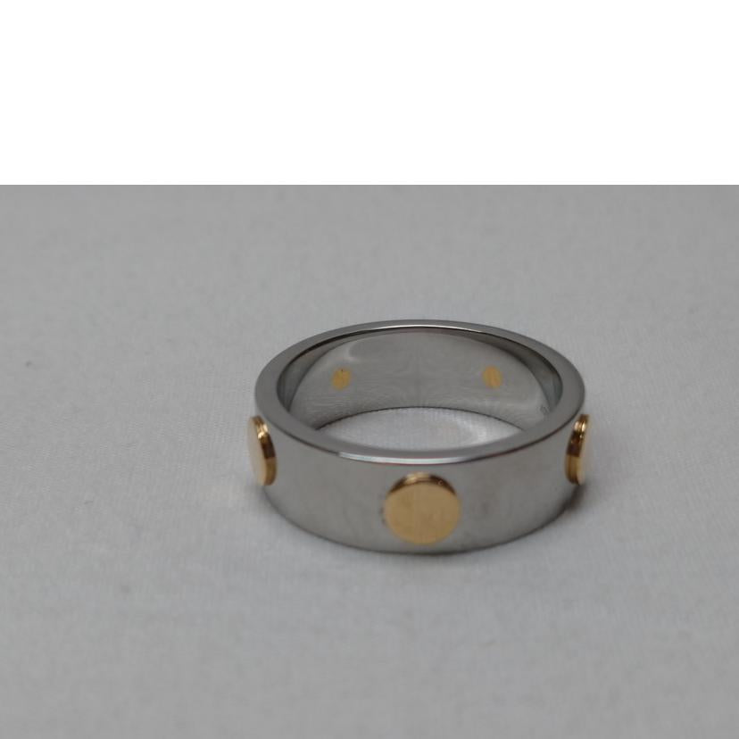 GUCCI グッチ/INOX ロゴリング//Bランク/52