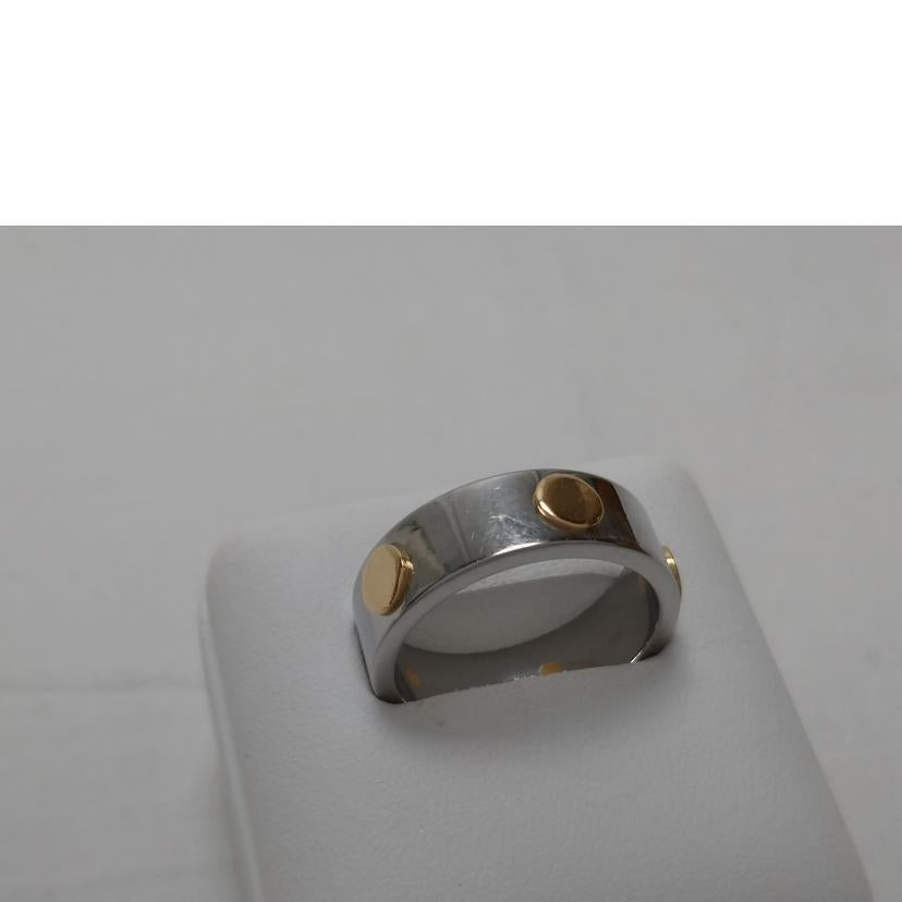 GUCCI グッチ/INOX ロゴリング//Bランク/52