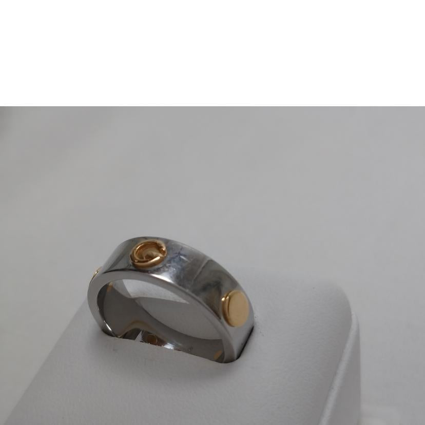 GUCCI グッチ/INOX ロゴリング//Bランク/52