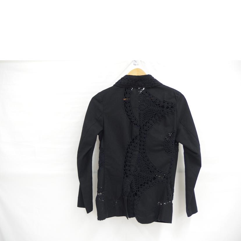Y'S ワイズ/Y'Sクロシェ編みレースジャケット/ブラック/F86052//Bランク/82
