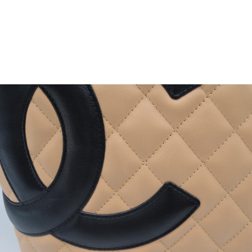 CHANEL シャネル/カンボンラインミディアムレザートート/ブラウン/A25167//951****/ABランク/89