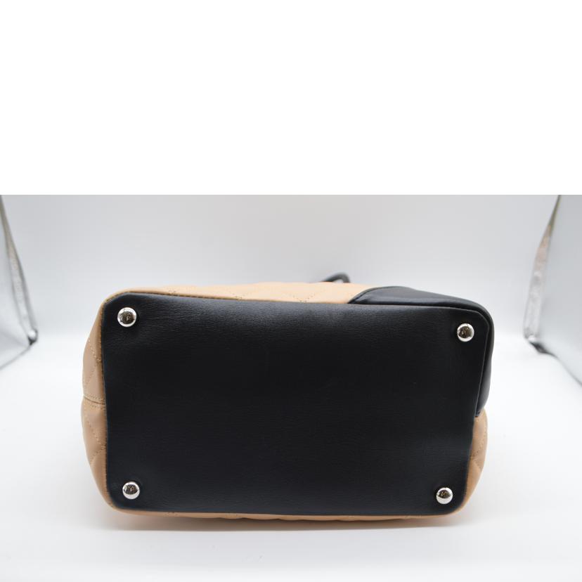 CHANEL シャネル/カンボンラインミディアムレザートート/ブラウン/A25167//951****/ABランク/89