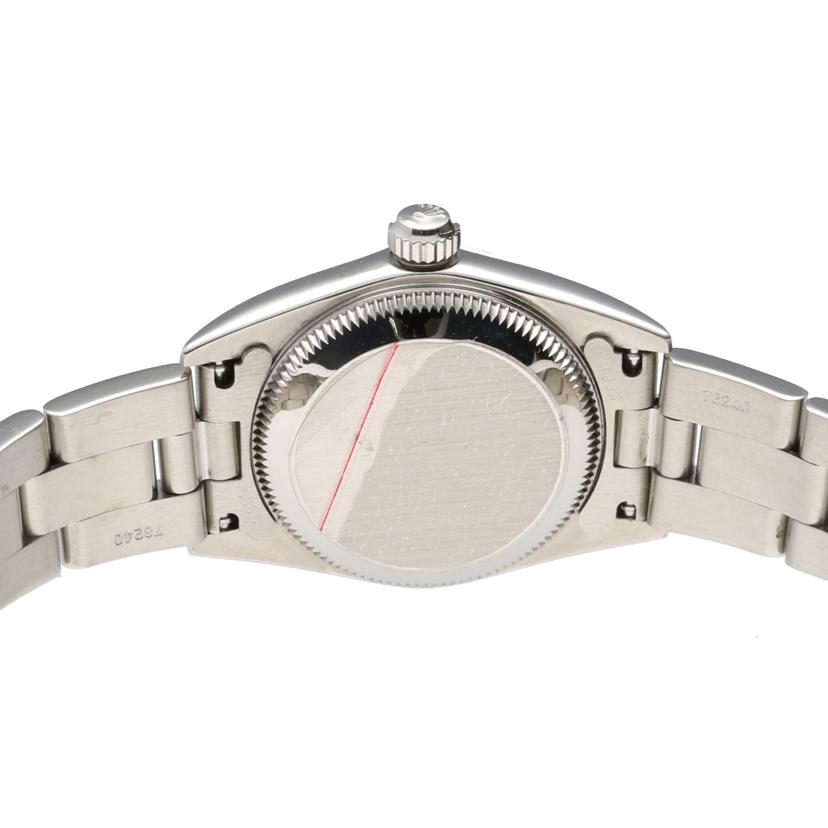 ROLEX ロレックス/オイスターパーペチュアル・レディース・ブラック/F番/76080//F60****/Aランク/75