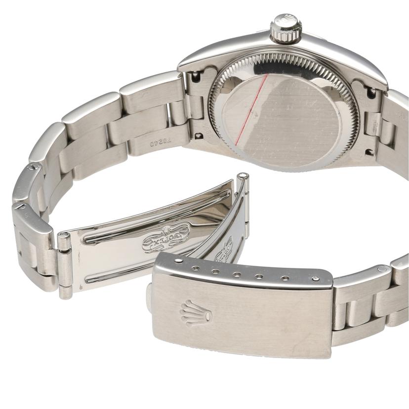 ROLEX ロレックス/オイスターパーペチュアル・レディース・ブラック/F番/76080//F60****/Aランク/75