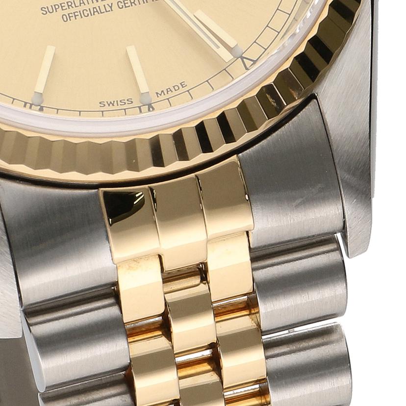 ROLEX ロレックス/デイトジャスト・シャンパン/SS×YG/Y番/16233//Y87**********/Aランク/94